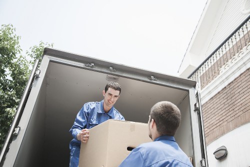 Packing and loading items before storage